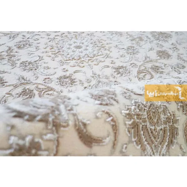 فرش کرم طرح بوستان8
