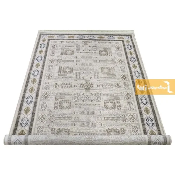فرش کرم طرح کمند12