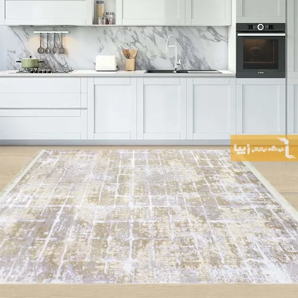 فرش کرم طرح راسا1