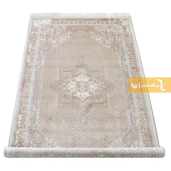 فرش کرم طرح سپند6