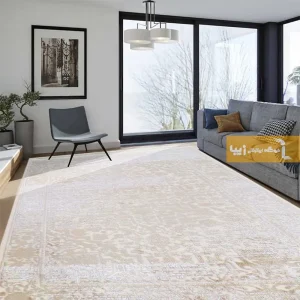فرش کرم طرح سوگند1