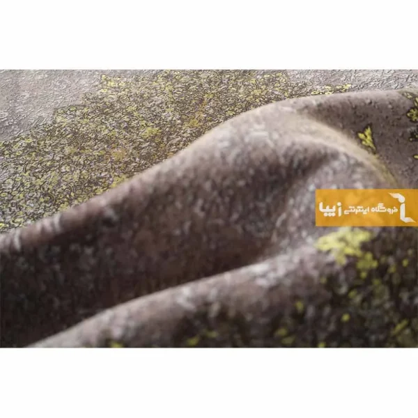 فرش سرمه ای طرح عقیق آبی5