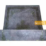 فرش سرمه ای طرح عقیق آبی12