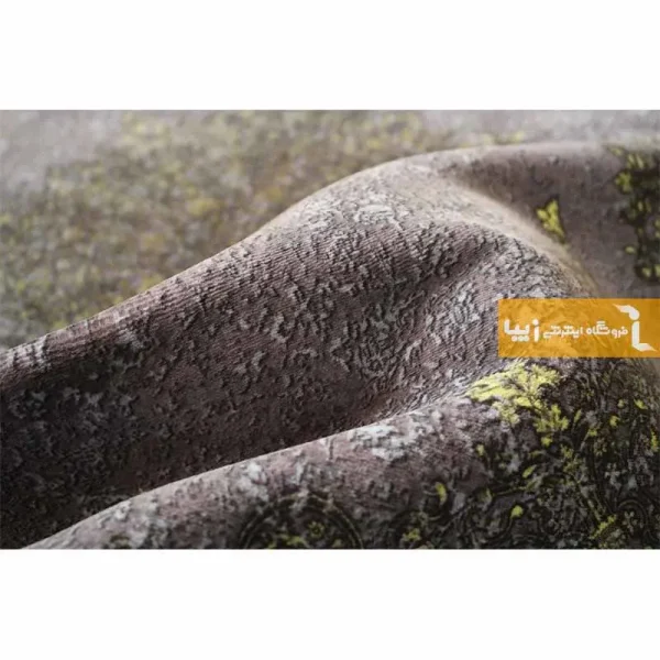 فرش سرمه ای طرح عقیق آبی10