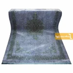 فرش سرمه ای طرح عقیق آبی7