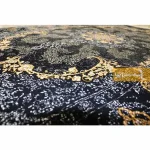 فرش سرمه ای طرح باغ بهشت12