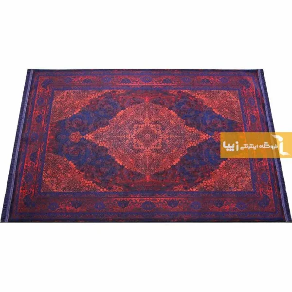 فرش سرمه ای طرح لاجورد9