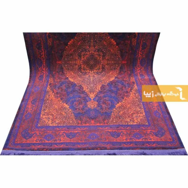 فرش سرمه ای طرح لاجورد5