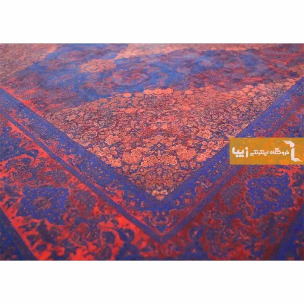 فرش سرمه ای طرح لاجورد3