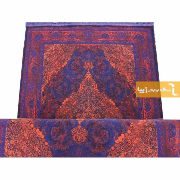 فرش سرمه ای طرح لاجورد14