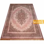 فرش صورتی طرح مورگانیت4