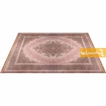 فرش صورتی طرح مورگانیت3