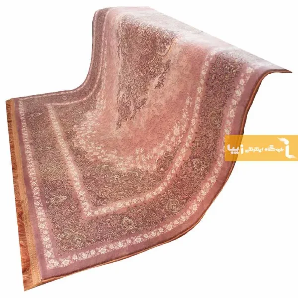 فرش صورتی طرح مورگانیت2