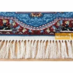 فرش بیضی آبی طرح ناردون10