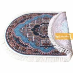 فرش بیضی آبی طرح ناردون8