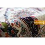 فرش بیضی کرم طرح نیلا12