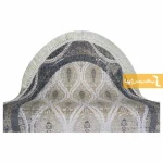 فرش بیضی کرم طرح گندم11