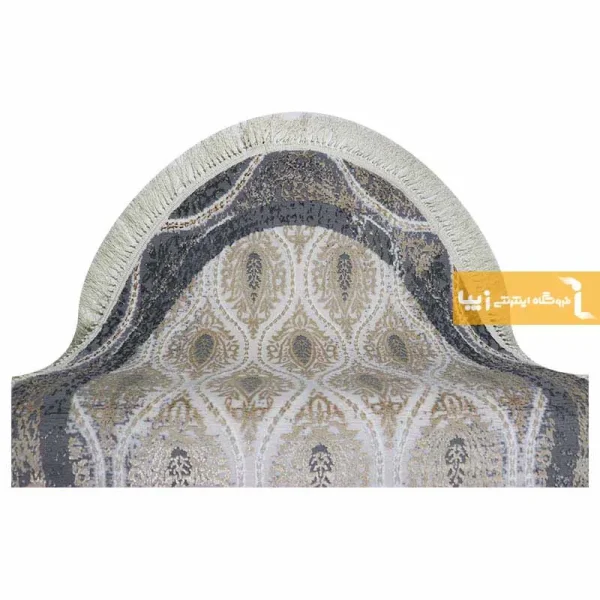 فرش بیضی کرم طرح گندم11
