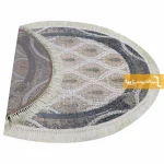 فرش بیضی کرم طرح گندم14