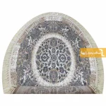 فرش بیضی کرم طرح گلشن12