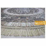 فرش بیضی کرم طرح گلشن10