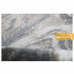 فرش بیضی کرم طرح کویر6