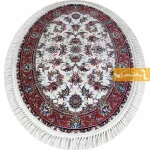 فرش بیضی کرم طرح صبا10