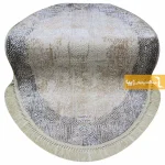 فرش بیضی کرم طرح سورن14