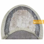 فرش بیضی کرم طرح سورن8