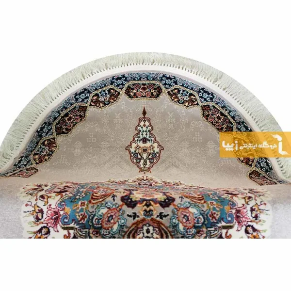 فرش بیضی فیلی طرح هالیدی6