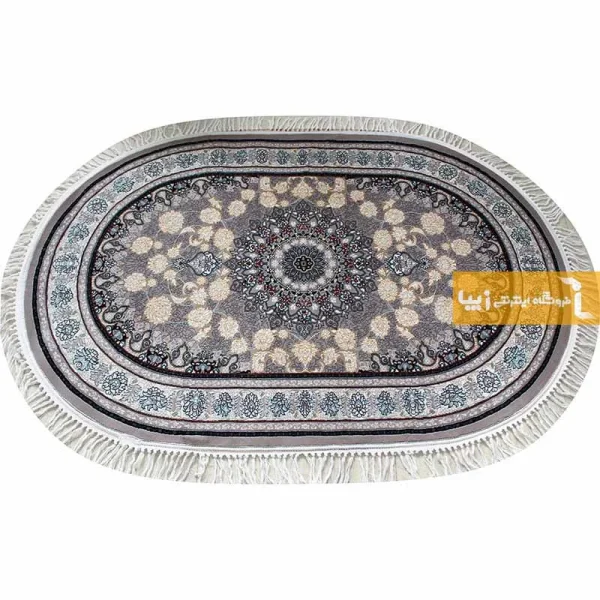 فرش بیضی فیلی طرح اصفهان10