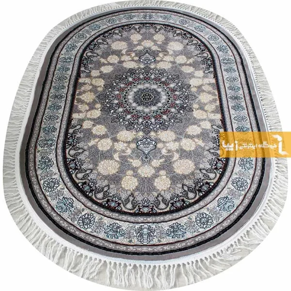 فرش بیضی فیلی طرح اصفهان9