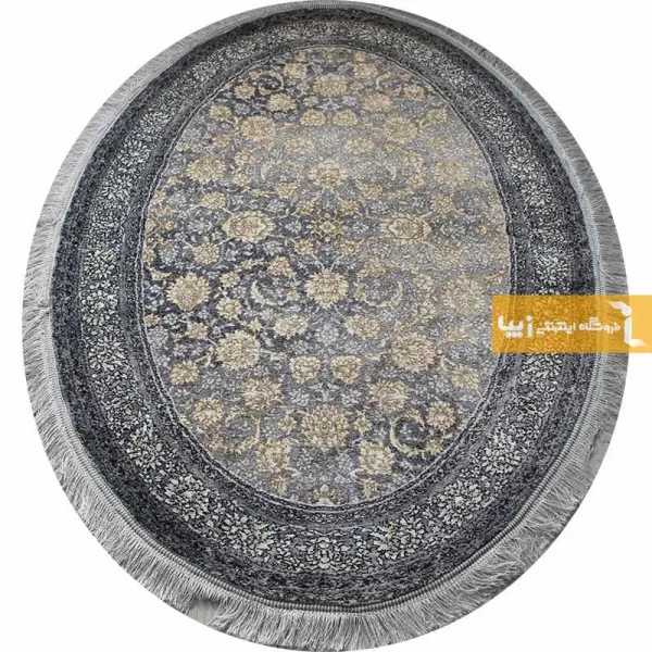 فرش بیضی فیلی طرح افشان2