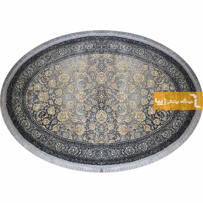 فرش بیضی فیلی طرح افشان11