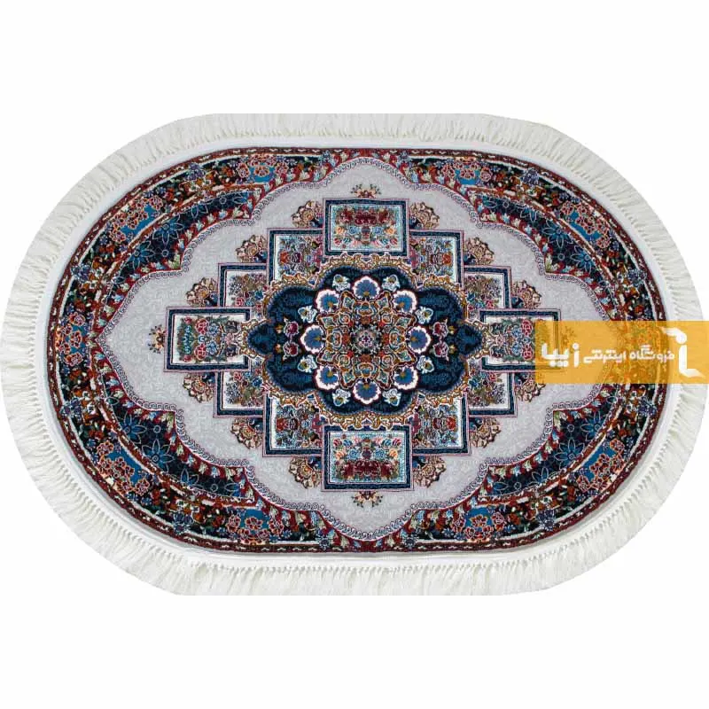 فرش بیضی فیلی طرح ناردون2