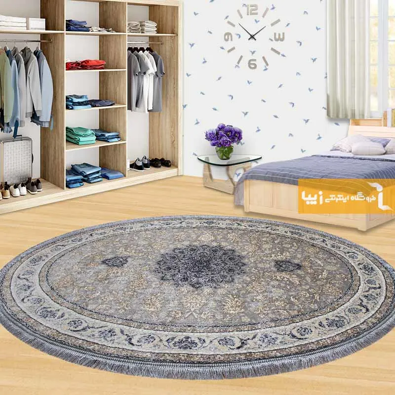 فرش بیضی فیلی طرح شاهکار1