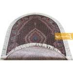 فرش بیضی سرمه ای طرح ریزماهی8