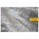 فرش بیضی طوسی طرح اورنگ5