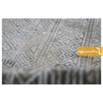 فرش بیضی طوسی طرح اورنگ13