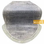 فرش بیضی طوسی طرح پاسکال9