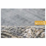 فرش بیضی طوسی طرح پاسکال4