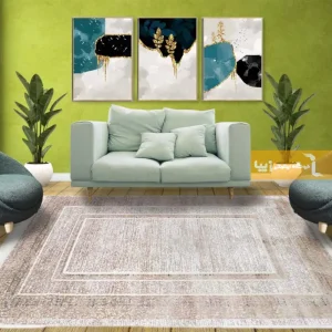 فرش نسکافه ای طرح کیان1