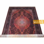 فرش قهوه ای طرح عقیق9