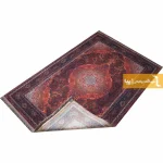 فرش قهوه ای طرح عقیق12