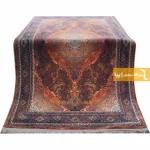 فرش قهوه ای طرح عقیق11