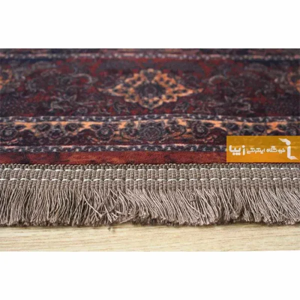 فرش قهوه ای طرح عقیق13