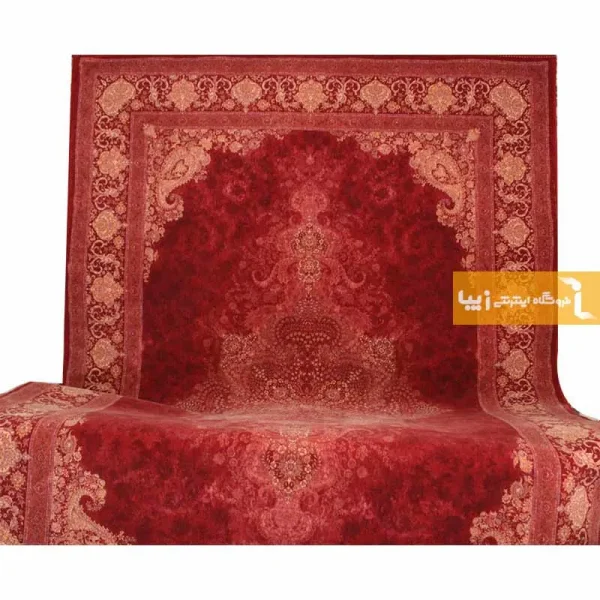 فرش قرمز طرح الماس سرخ4