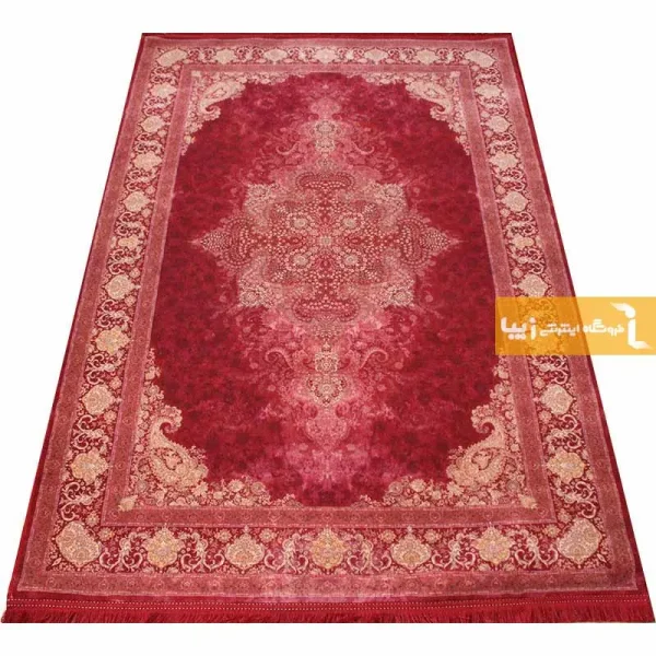 فرش قرمز طرح الماس سرخ10