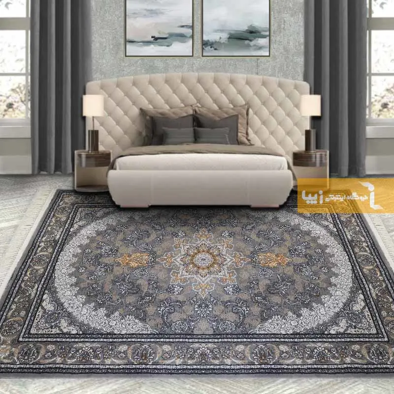 فرش طوسی طرح خطیبی1