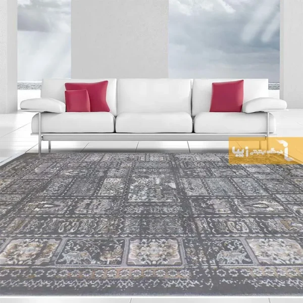 فرش طوسی طرح روهام1